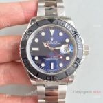 Replica Rolex Yacht-Master watch -Black Bezel Blue Dial 40mm 